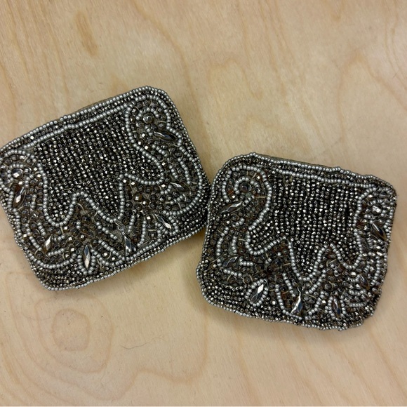 Beautiful Vintage Beaded Shoe Clips - Picture 9 of 10